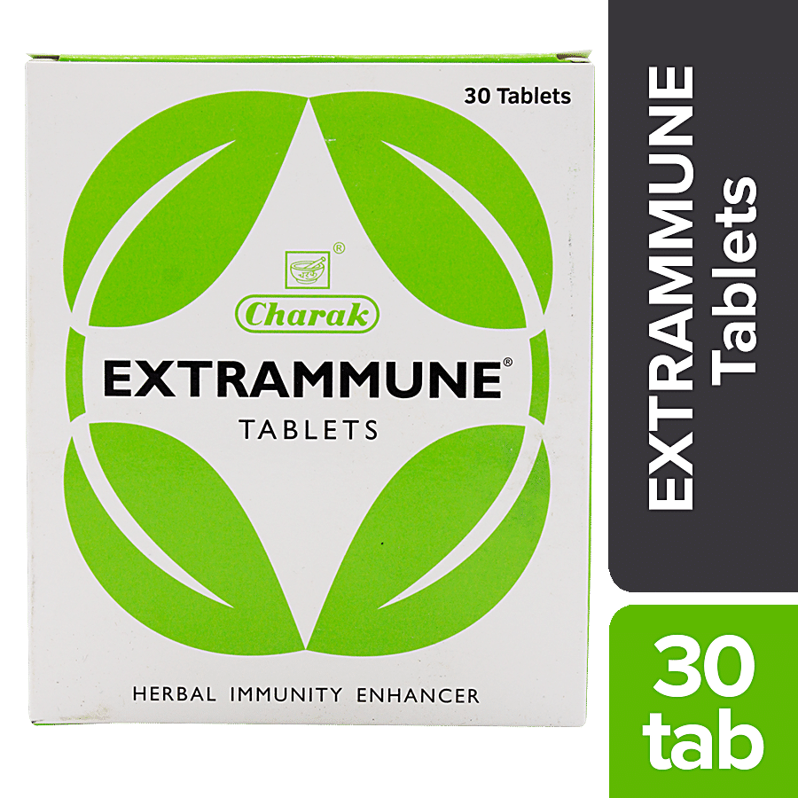 Charak EXTRAMMUNE Tablets -  A Natural Bodyguard To Boost Immunity