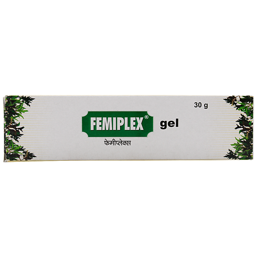 Charak FEMIPLEX Gel - For Recurrent Vaginal Infections