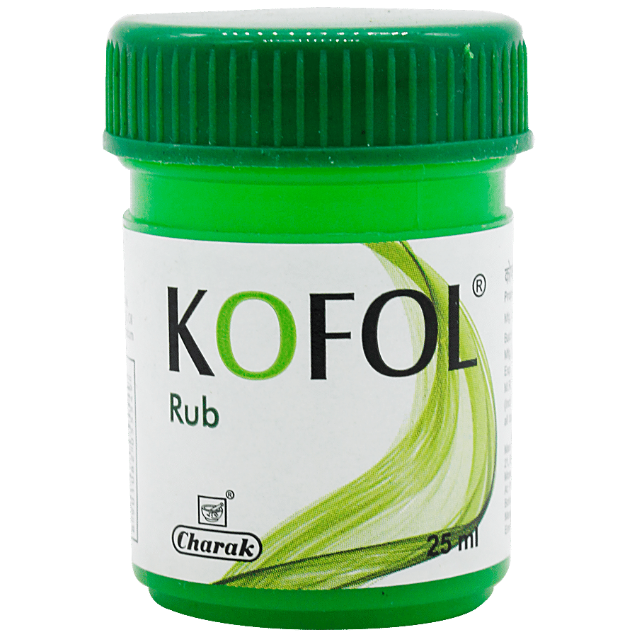 Charak Kofol Rub - A Natural Remedy To Relieve Cold