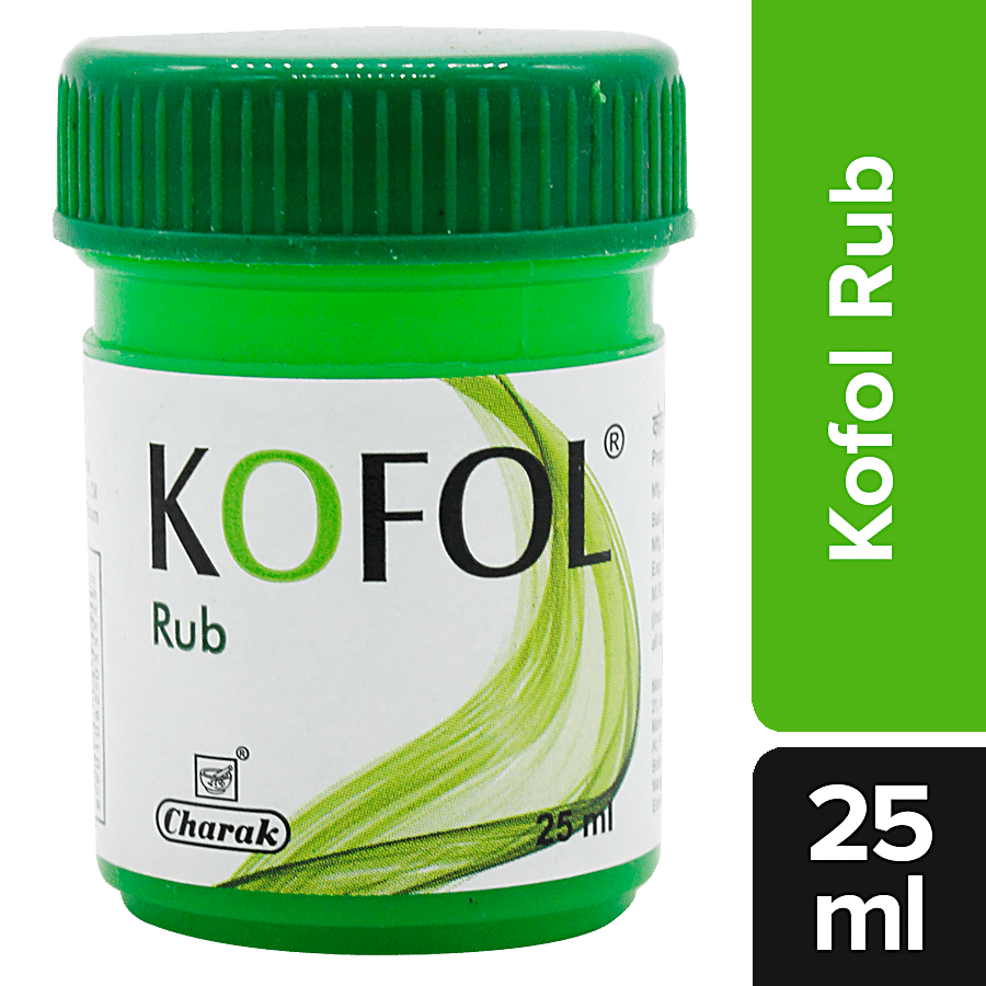 Charak Kofol Rub - A Natural Remedy To Relieve Cold