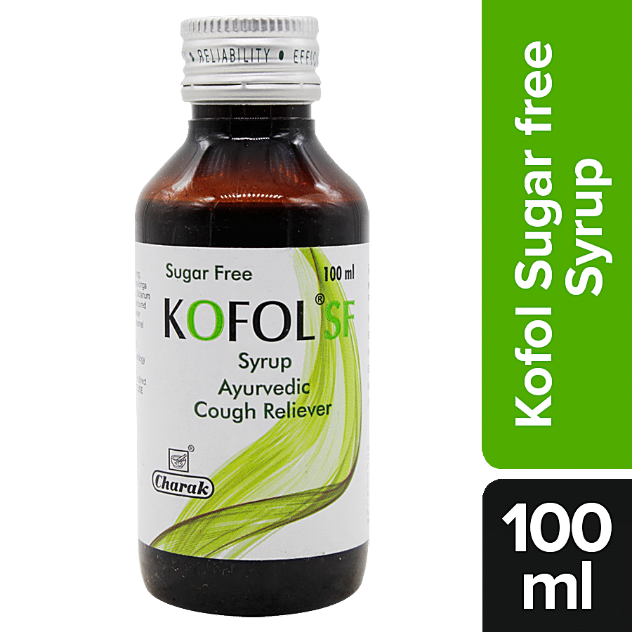 Charak Kofol Sugar Free Syrup - A Natural Remedy To Relieve Cough