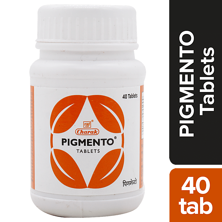 Charak PIGMENTO Tablets - A Natural Therapy For Vitiligo