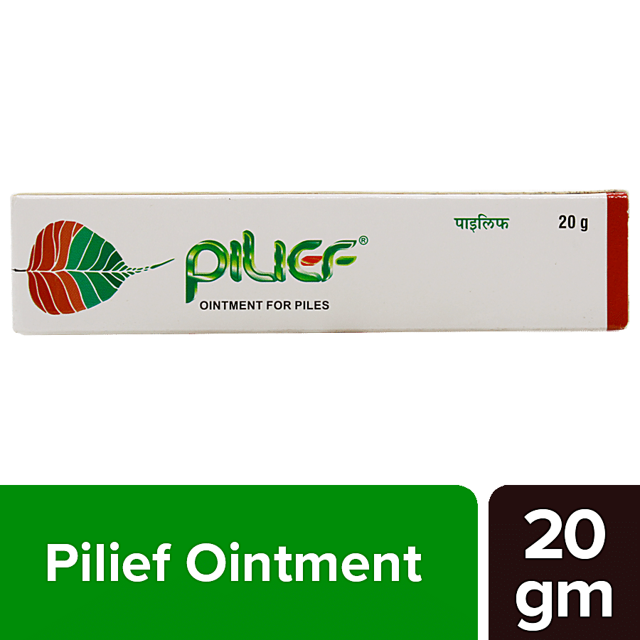 Charak Pilief Ointment - A Topical Formulation To Treat & Prevent Piles