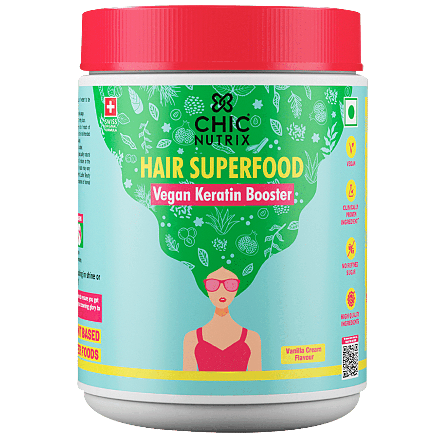 Chicnutrix Hair Superfood - Vegan Keratin Booster For Scalp Health