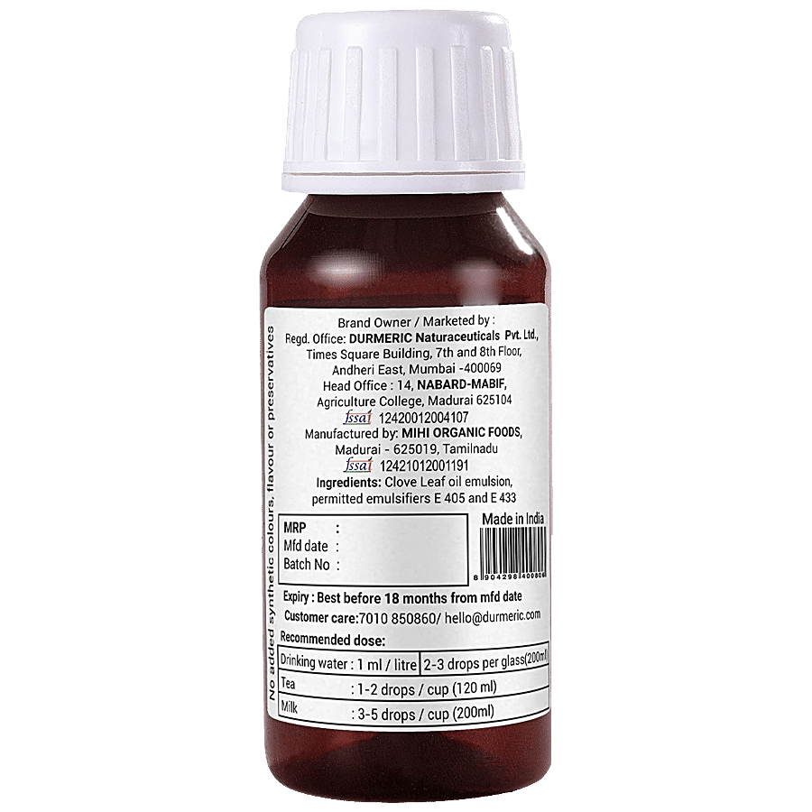 DURMERIC Onedrop Intensive Clove Leaf Herbal Drops - Warm