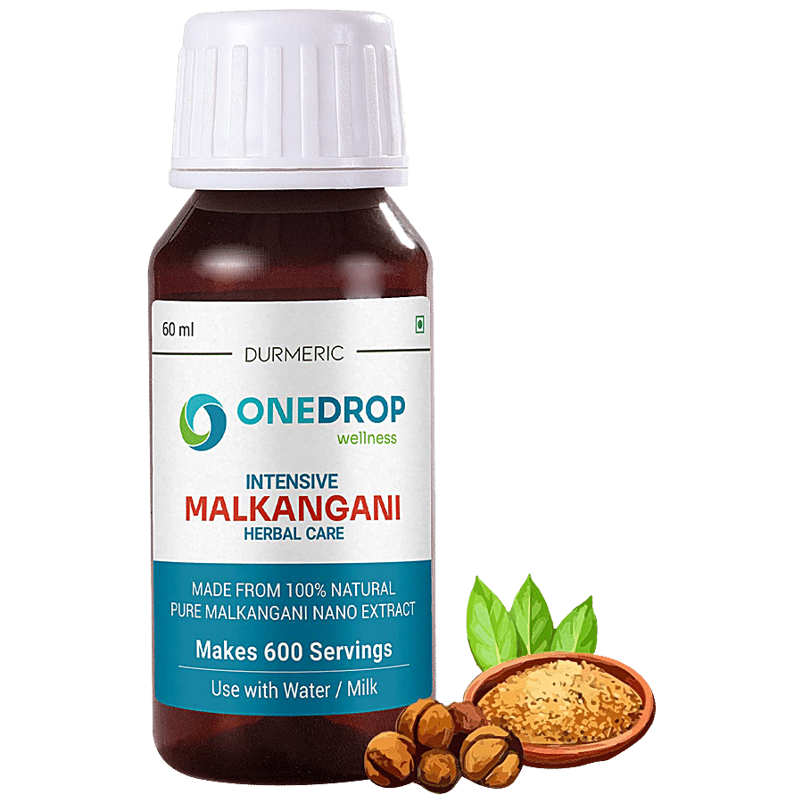 DURMERIC Onedrop Intensive Malkangani Herbal Drops - Improves Memory