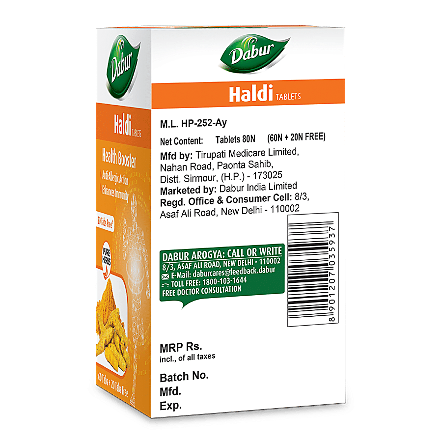 Dabur Haldi Tablet