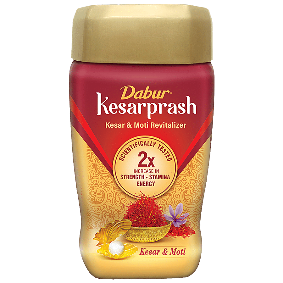 Dabur Kesarprash With Moti Revitalizer - Provides Strength