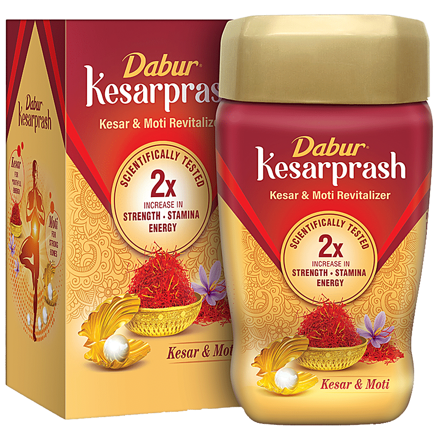 Dabur Kesarprash With Moti Revitalizer - Provides Strength