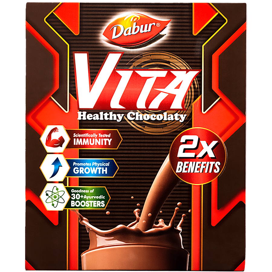 Dabur Vita Powder - Chocolate Nutrition Drink For Wholesome Growth