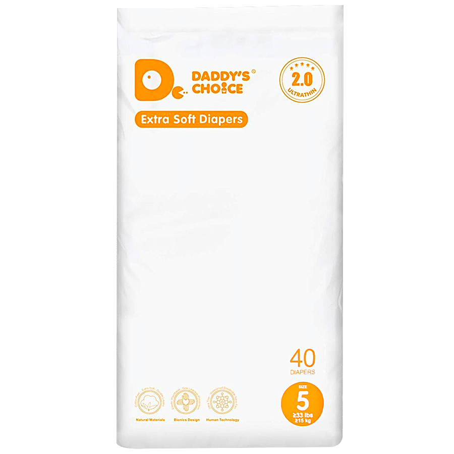 Daddy's Choice Extra Soft Diapers - Size 5