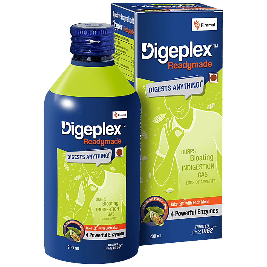 Digeplex Readymade Digestive Syrup - Provides Relief From Bloating