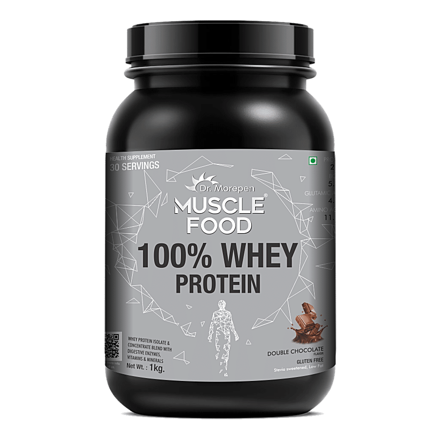 Dr. Morepen 100 % Whey Protein - Muscle Food With Digestive Enzymes