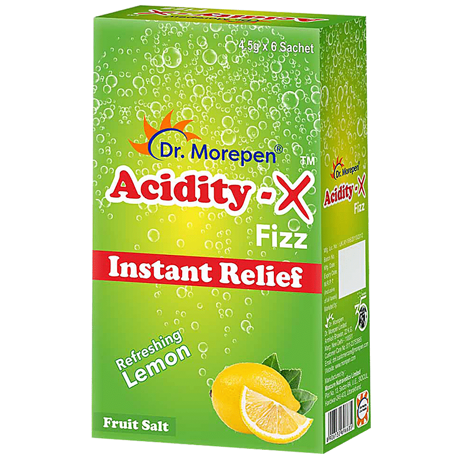 Dr. Morepen Acidity-X Fizz - Instant Relief From Acidity