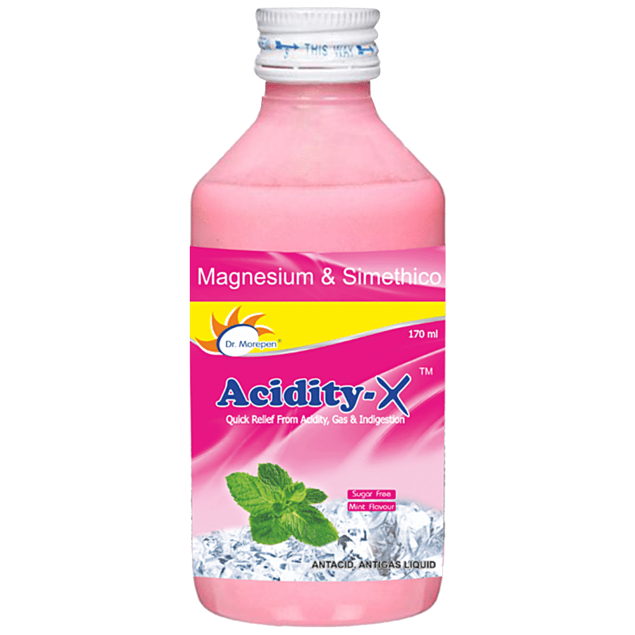 Dr. Morepen Acidity-X Syrup - Relief From Acidity