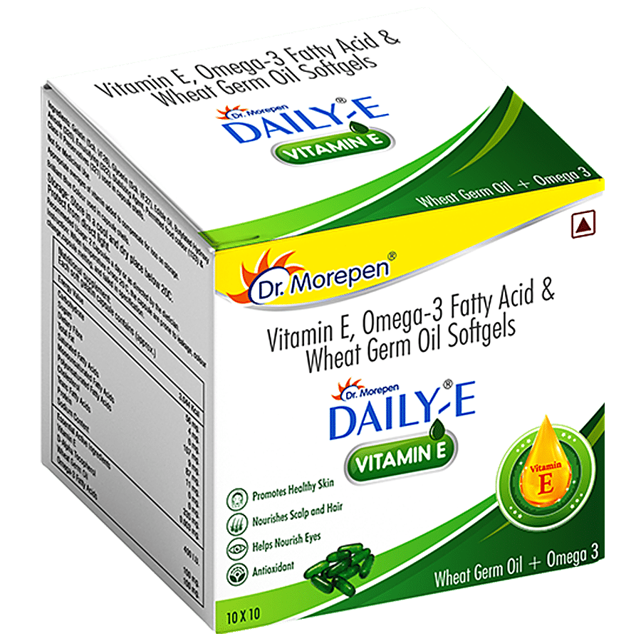 Dr. Morepen Daily-E Capsules/Softgels - Natural Vitamin E