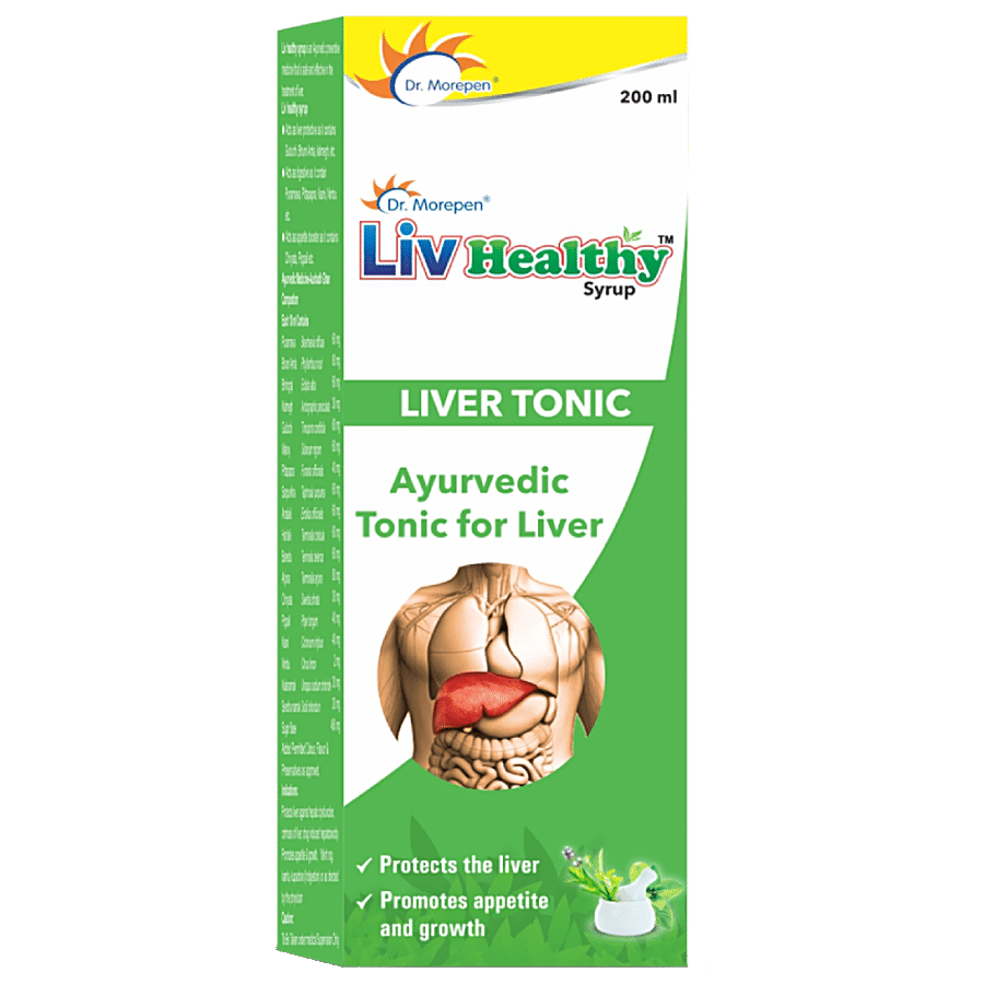 Dr. Morepen Liv Healthy Syrup - Ayurvedic Liver Tonic