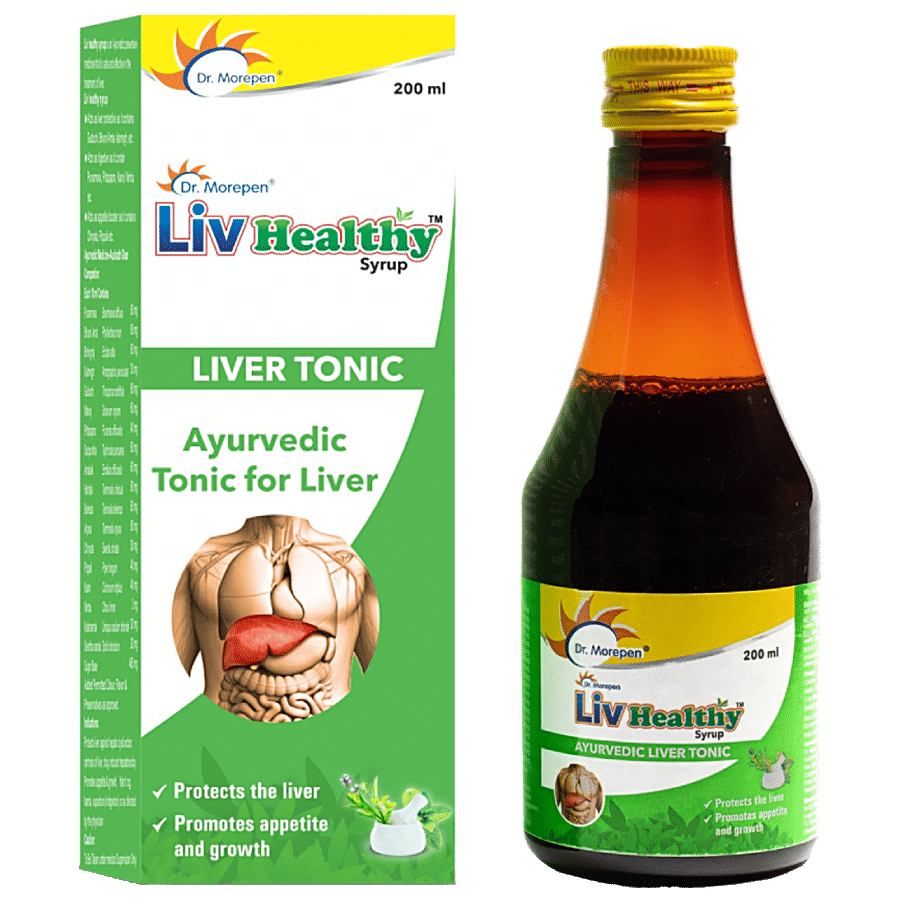 Dr. Morepen Liv Healthy Syrup - Ayurvedic Liver Tonic