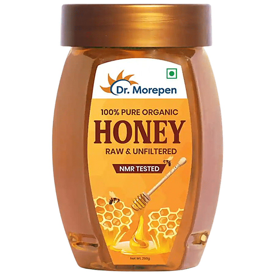 Dr. Morepen Natural & Pure Honey - NMR Tested & No Sugar Adulteration