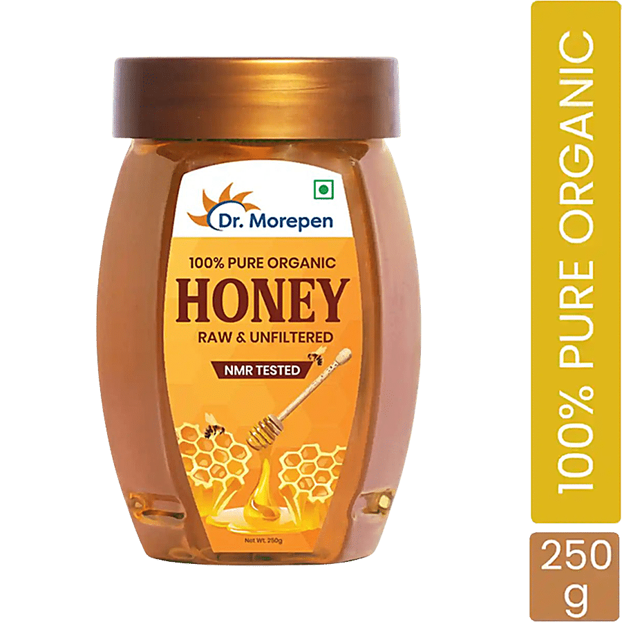 Dr. Morepen Natural & Pure Honey - NMR Tested & No Sugar Adulteration