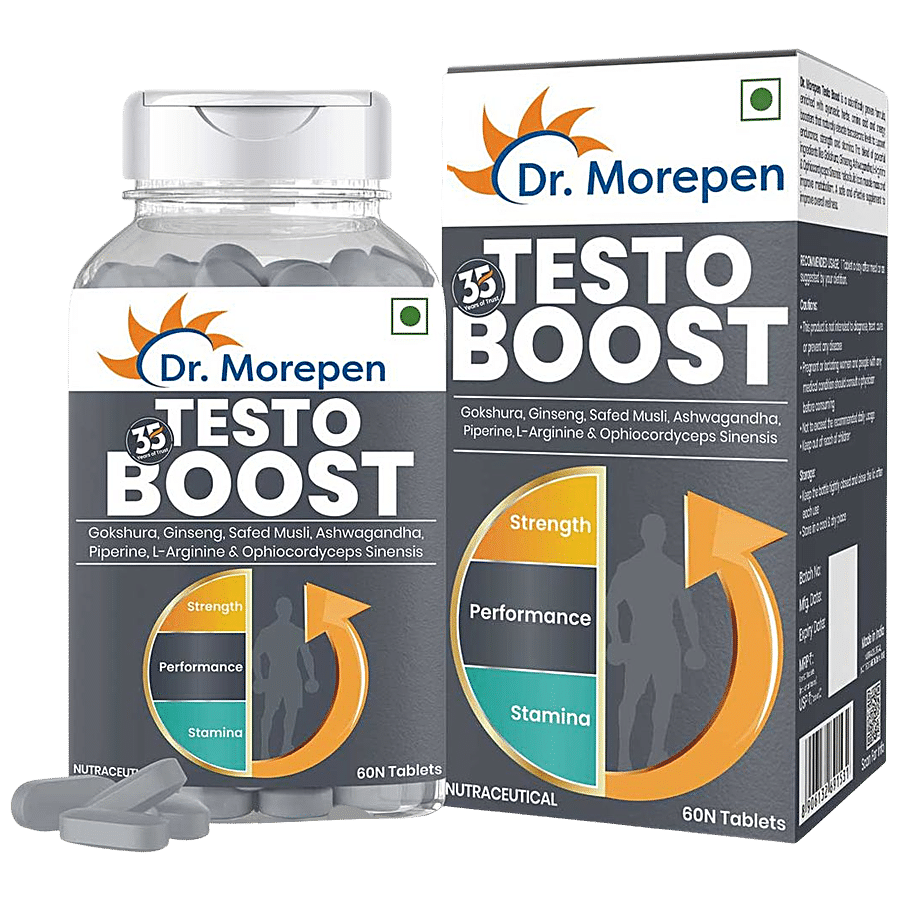 Dr. Morepen Testosterone Booster Tablets - For Men