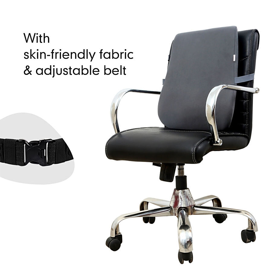 Dr. Ortho Orthopaedic Back Support/Back Rest Cushion - With Adjustable Belt