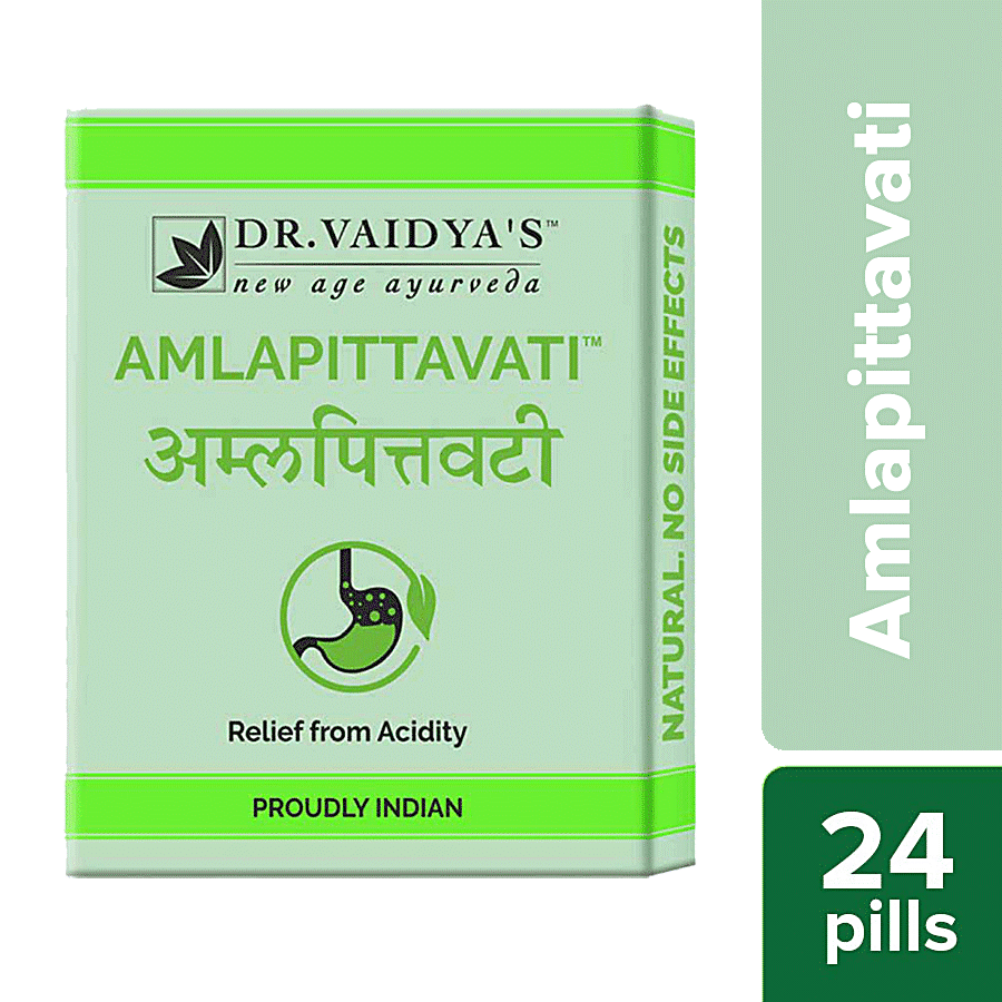 Dr. Vaidyas Amlapittavati Pills - Relief From Acidity