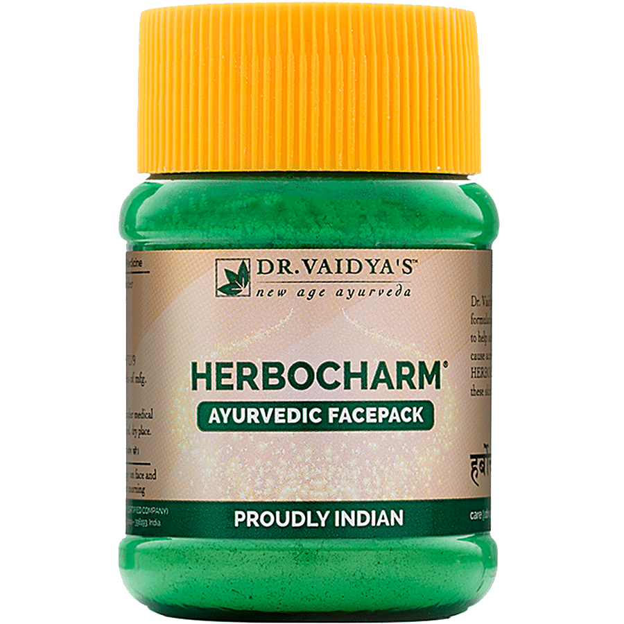 Dr. Vaidyas Herbocharm Powder - Ayurvedic Facepack