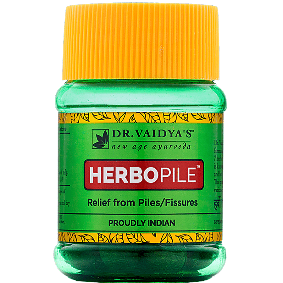 Dr. Vaidyas Herbopile Pills - Relief From Piles