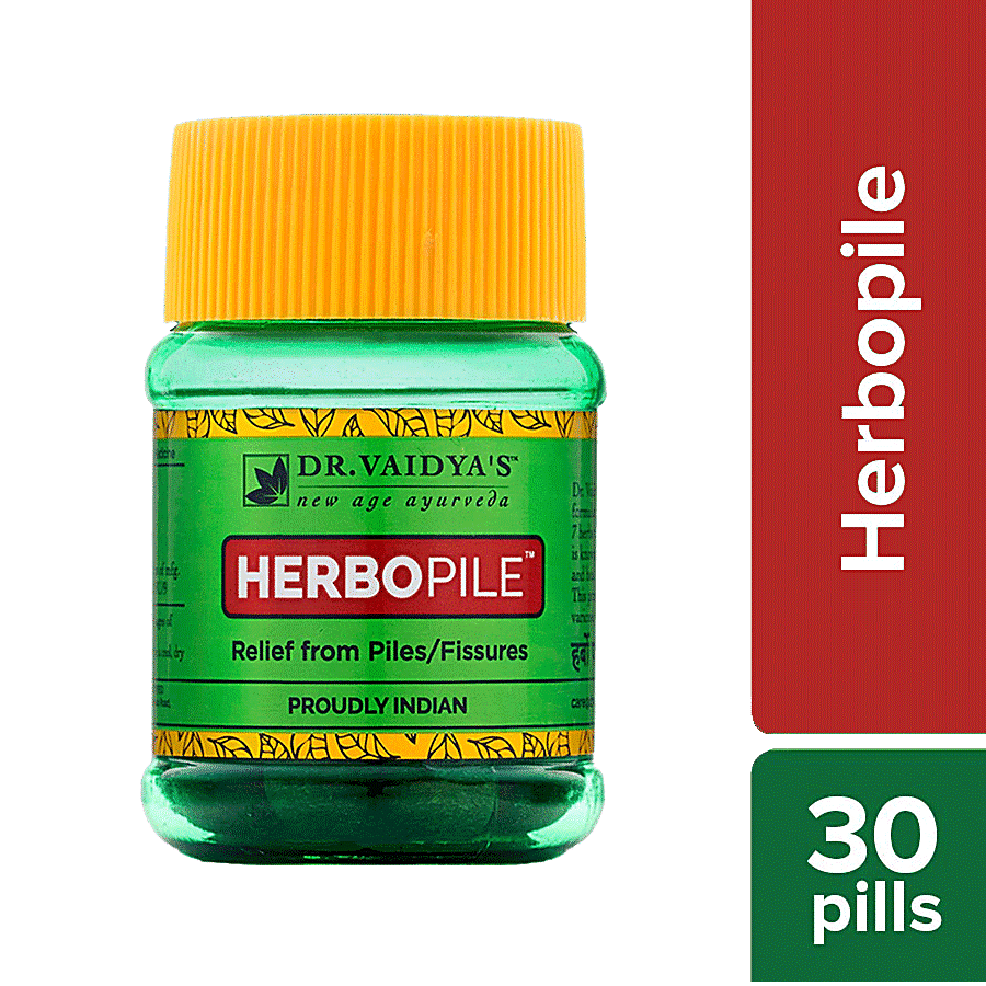 Dr. Vaidyas Herbopile Pills - Relief From Piles