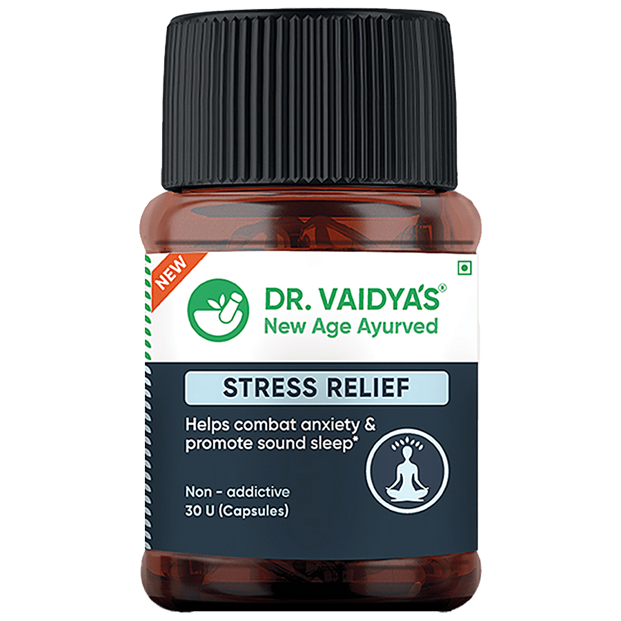 Dr. Vaidyas Stress Relief Capsules - Ayurvedic