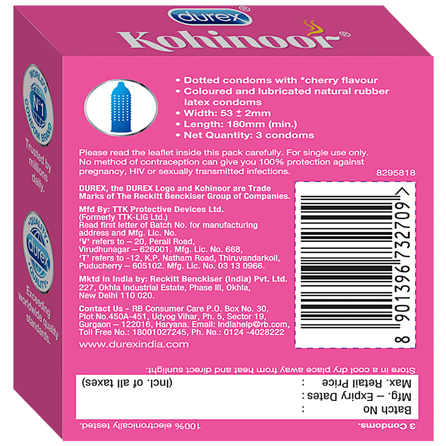 Durex Kohinoor Condoms - Meetha Paan