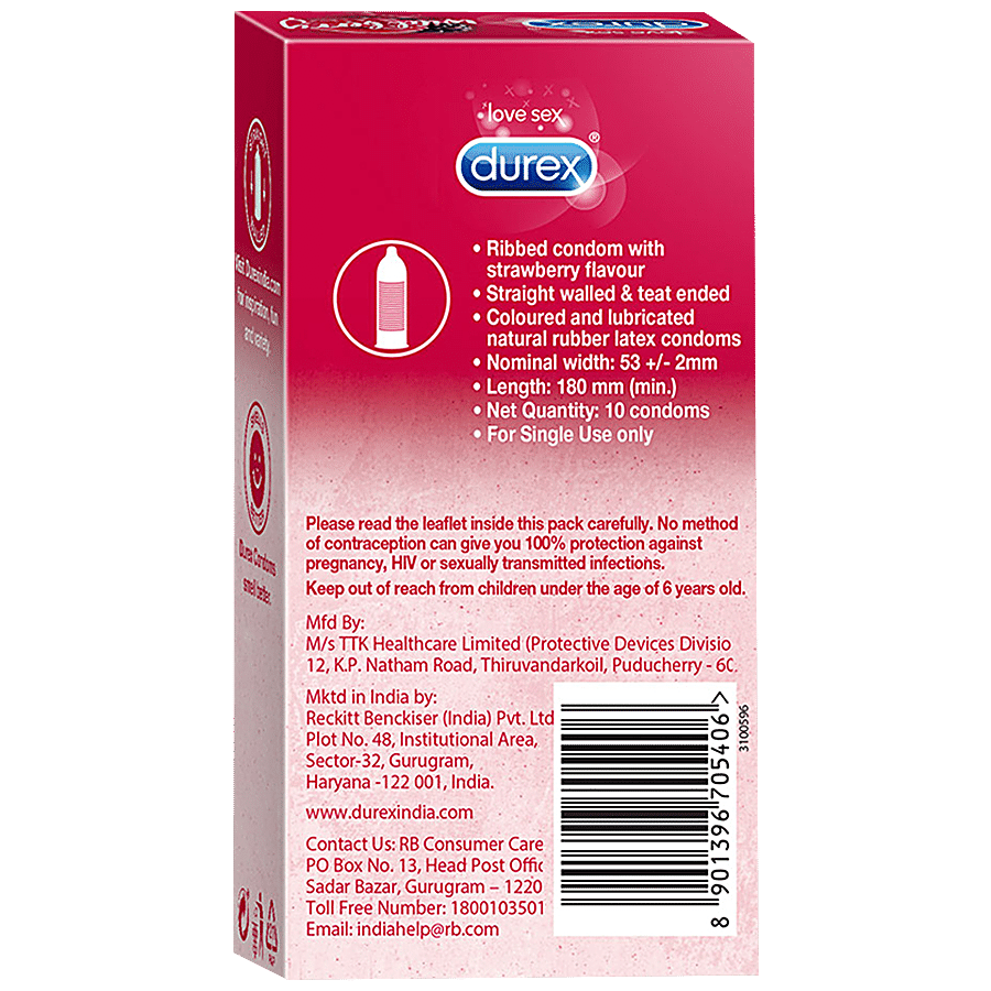 Durex Wildberry Flavoured Condoms