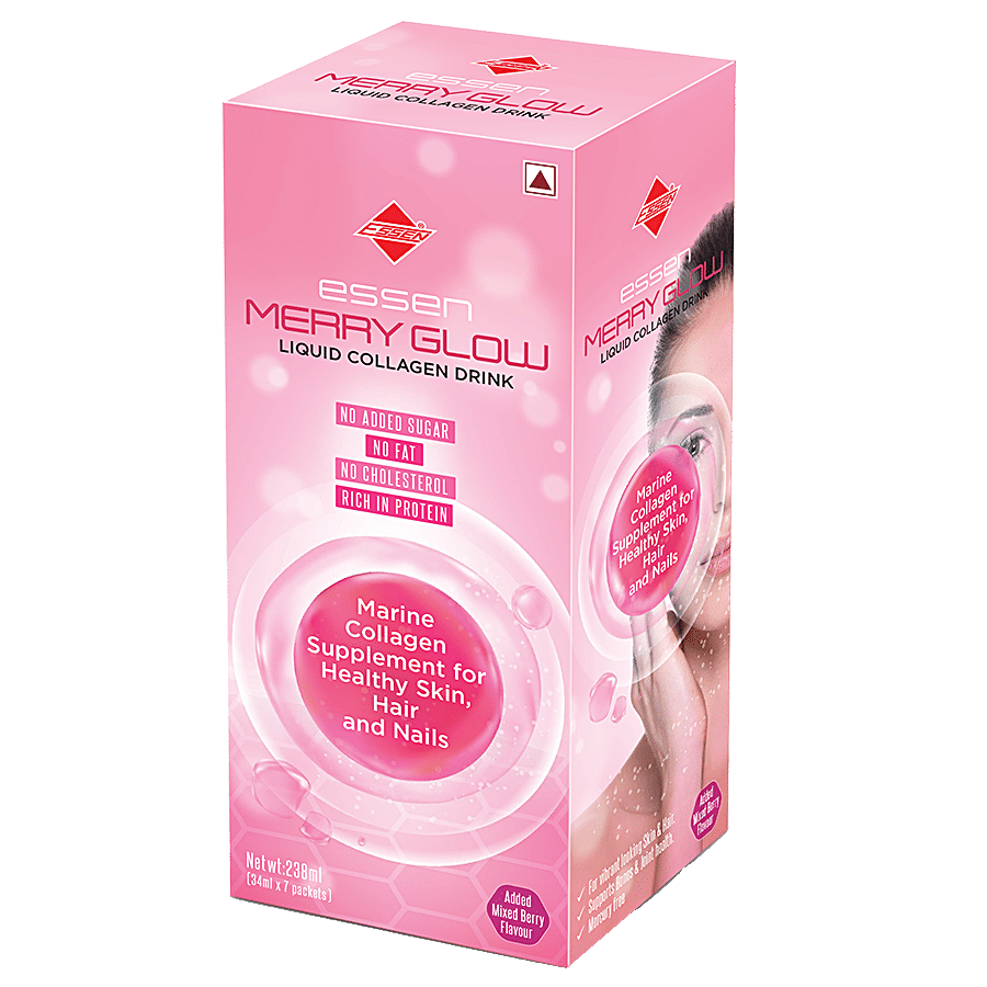 ESSEN  Merry Glow Liquid Collagen Drink - Added Mixed Berry Flavour