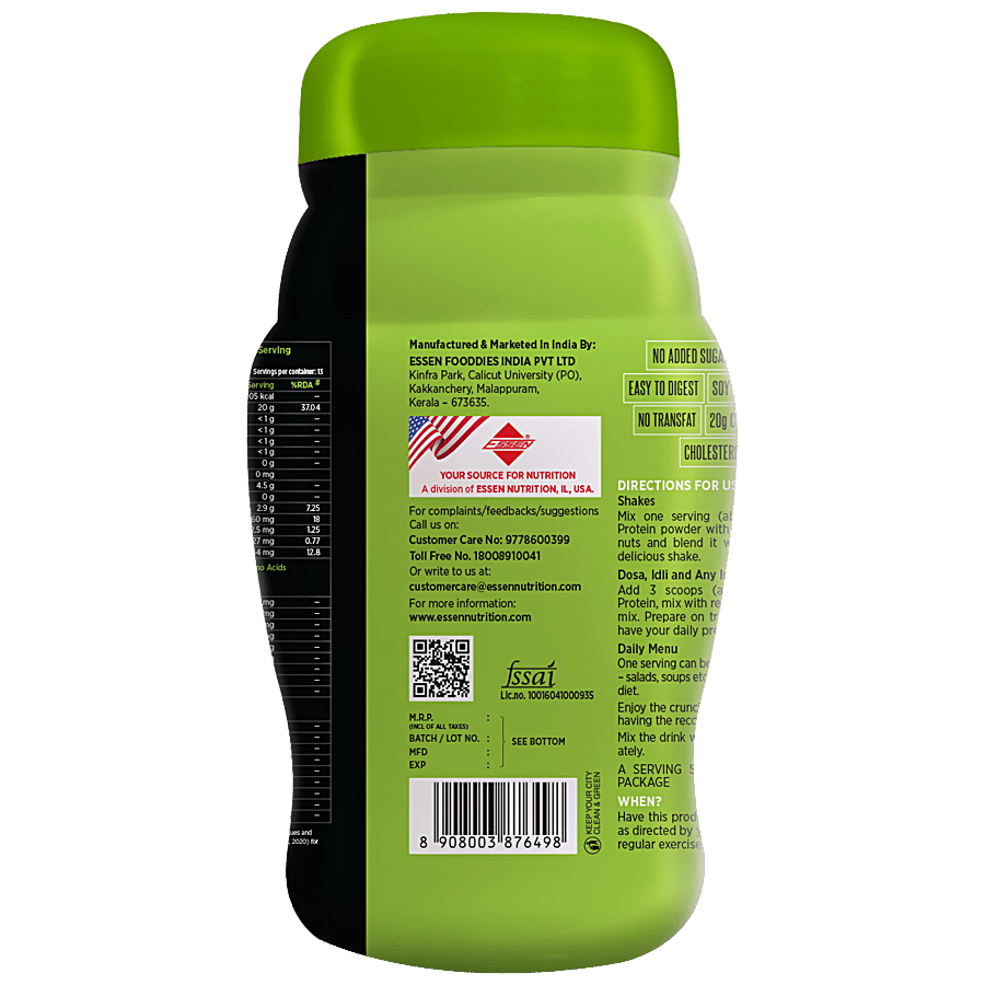 ESSEN  Plant Protein - Unsweetened