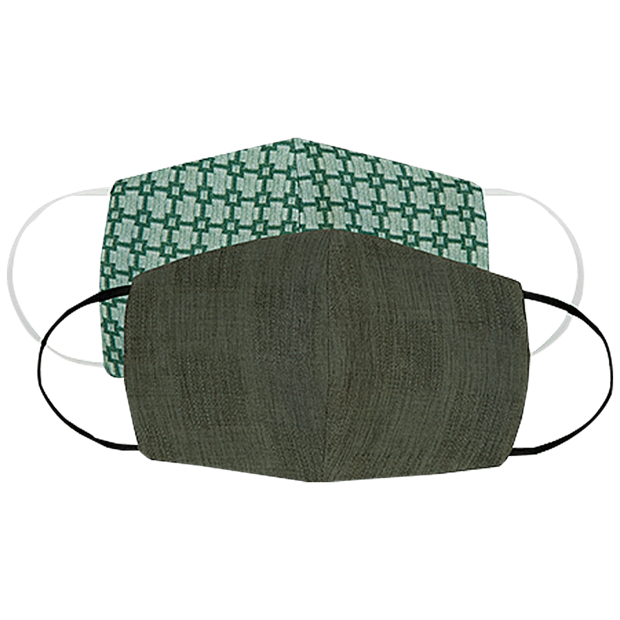 FabAlley 3 Ply Reusable Face Mask - Olive