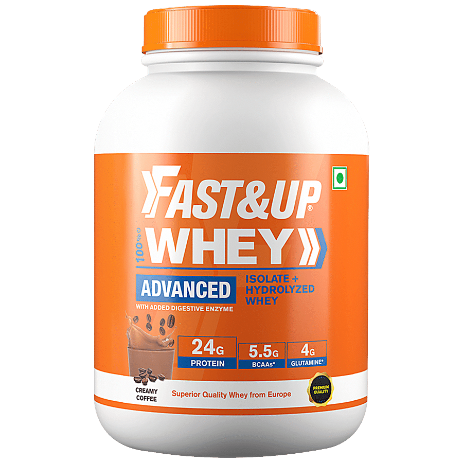 Fast&Up Advanced Isolate & Hydrolyzed Whey Protein - Promotes Muscle Growth