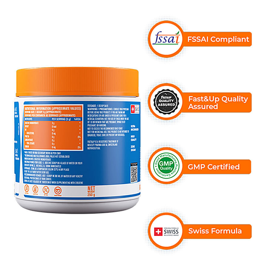 Fast&Up Creatine Monohydrate - For Muscle Strength