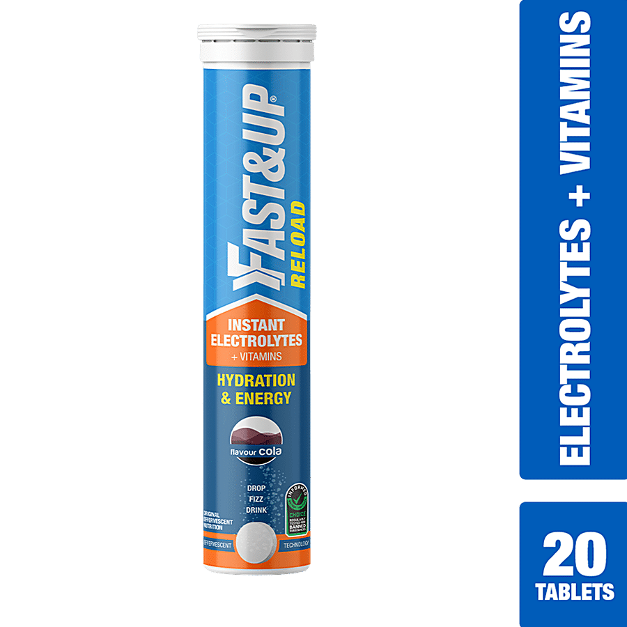 Fast&Up Reload Electrolytes Effervescent Tablets - Cola Flavour