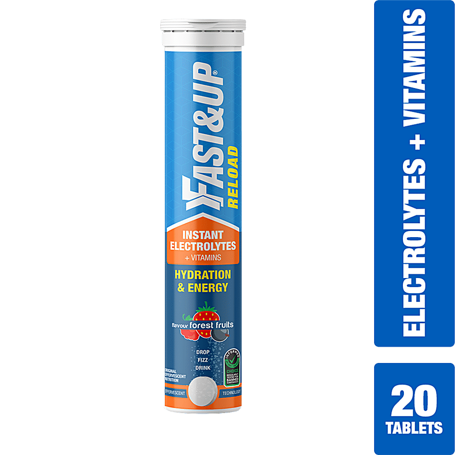 Fast&Up Reload Electrolytes + Vitamins Effervescent Tablets - Forest Fruits