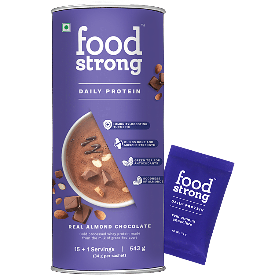 Food strong Daily Protein - Real Almond Chocolate