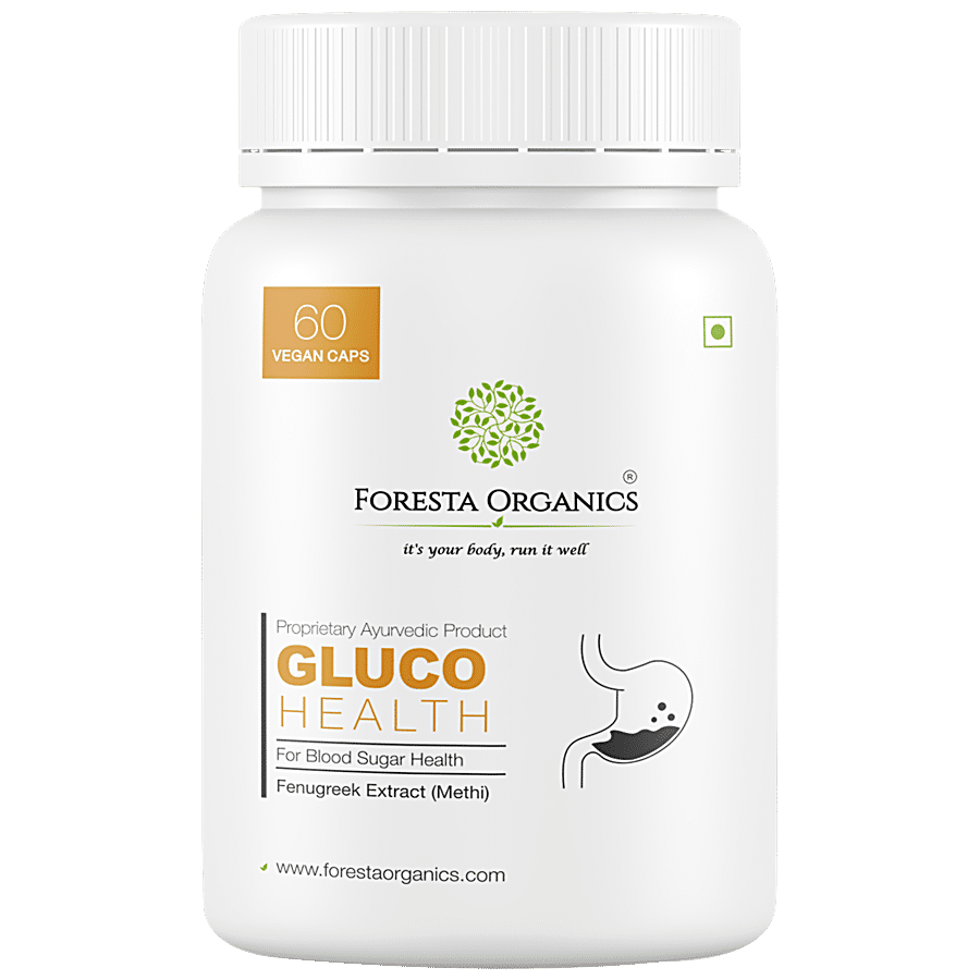 Foresta Organics Gluco Health With Finest Fenugreek Extract - Methi