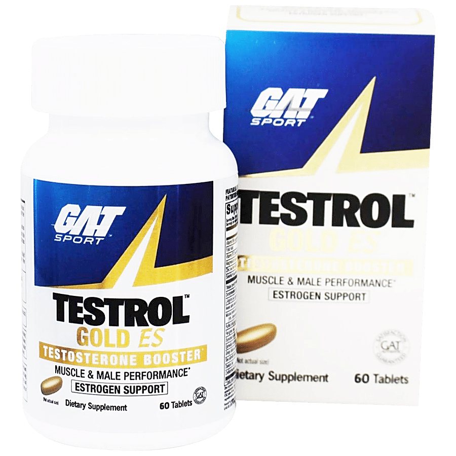 GAT Sport Testrol Gold ES Testosterone Booster Tablet - Dietary Supplement