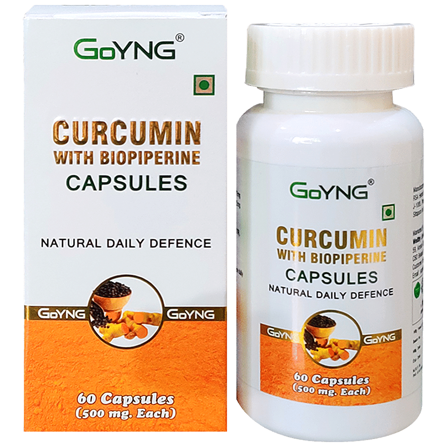 GoYNG Curcumin With Bioperine Capsules