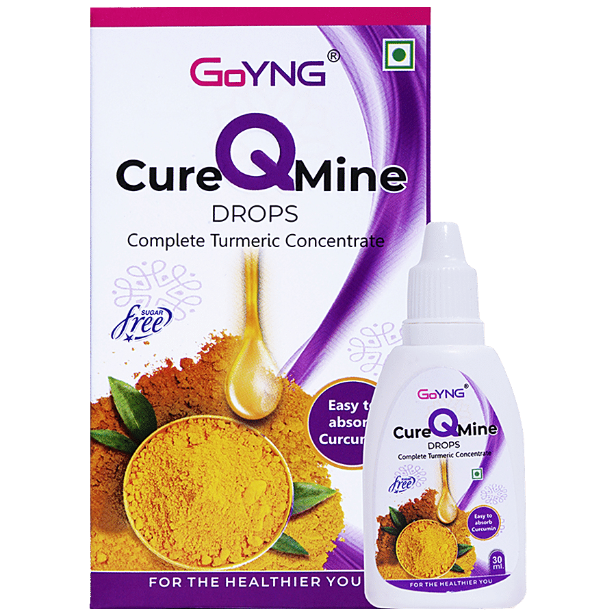 GoYNG Cure-Q-Mine Drops - Complete Turmeric Concentrate