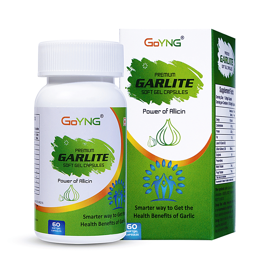 GoYNG Premium Garlite Soft Gel Capsules - Power Of Allicin