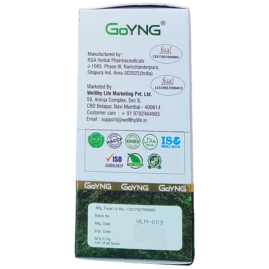 GoYNG Spirulina Capsules - Superfood For Life