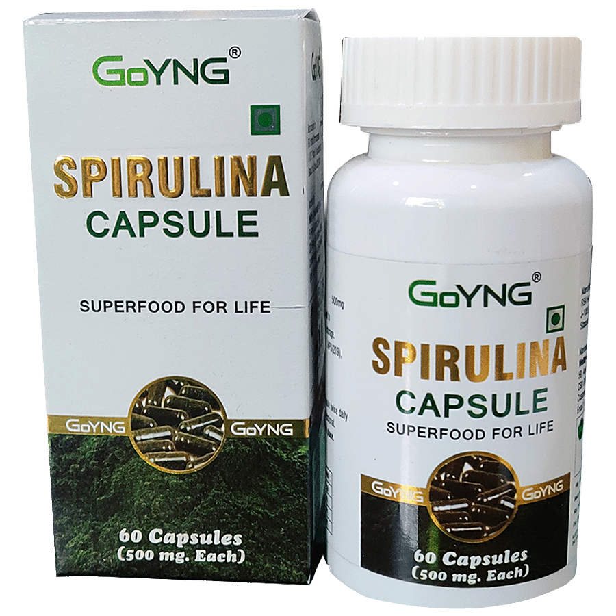 GoYNG Spirulina Capsules - Superfood For Life