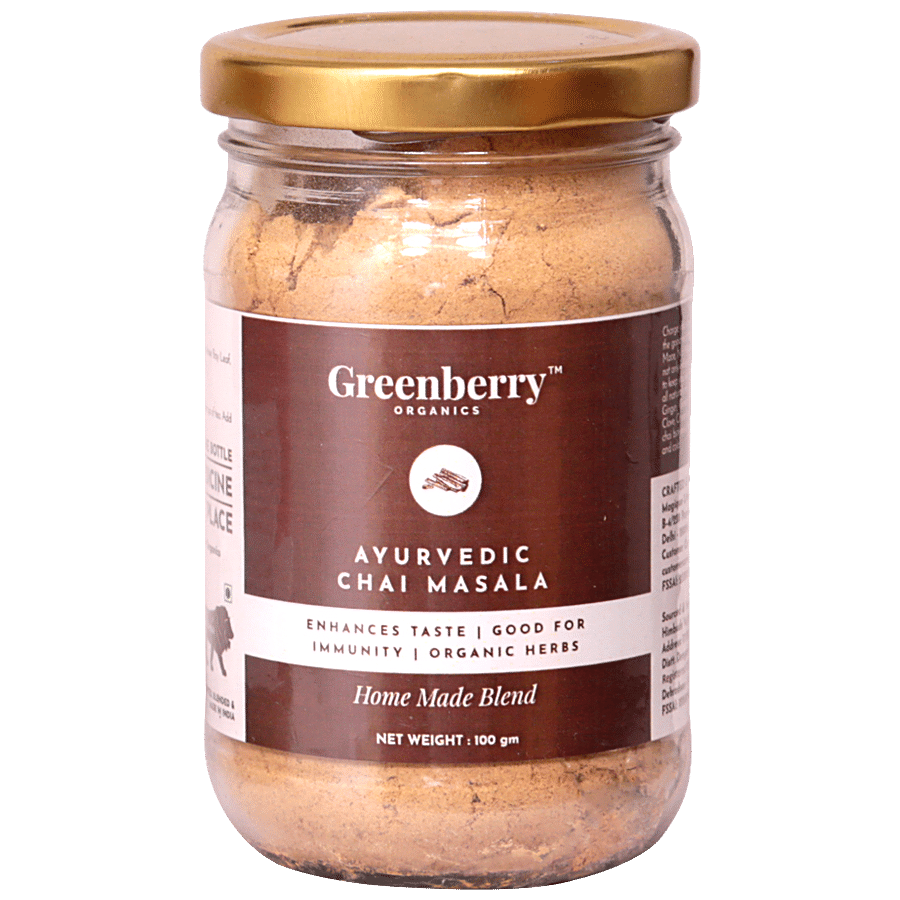 Greenberry Organics Ayurvedic Chai Masala - Rich Blend