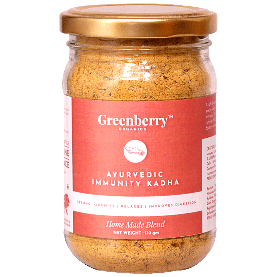 Greenberry Organics Ayurvedic Immunity Kadha - Rich Spice Blend